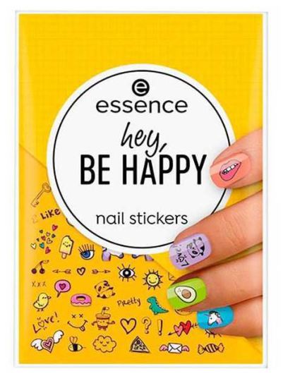Hey, Be Happy Nail Stickers